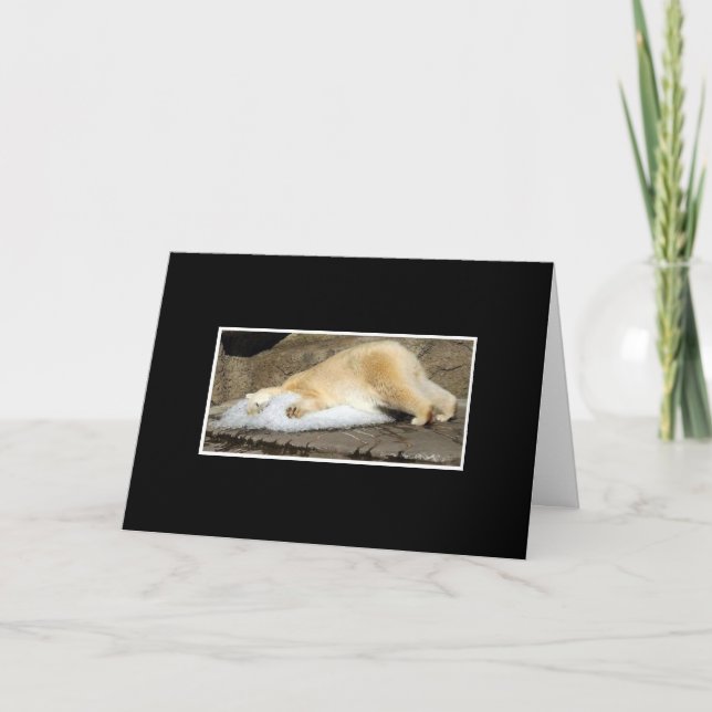 Tarjeta falta de los osos polares usted (Anverso)