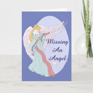 Tarjeta Falta de un ángel