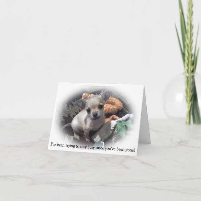 Tarjeta Falta de usted (Anverso)