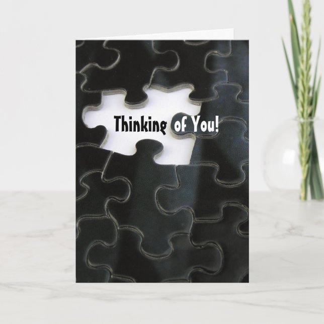 Tarjeta Falta la pieza del rompecabezas (Anverso)