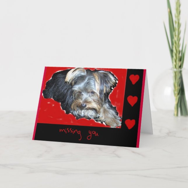 Tarjeta Falta (tarjeta de saludo) (Anverso)