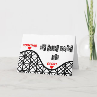 Tarjeta Faltándole montaña rusa