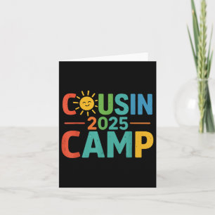 Tarjeta Familia Al Aire Libre Cousin Camp 2025