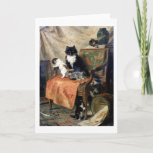Tarjeta Familia Cat, Henriëtte Ronner-Knip