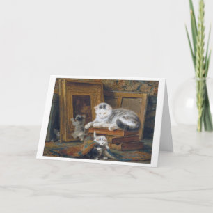 Tarjeta Familia Cat, Henriette Ronner-Knip