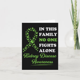 Tarjeta Familia Cinta de Sensibilización sobre Enfermedade