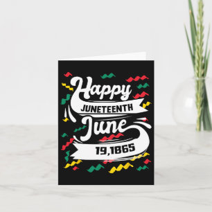 Tarjeta Familia coincidente Día de junio feliz 19 de junio