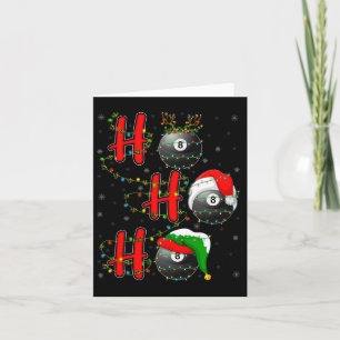 Tarjeta Familia coincidente Navidad Santa Ho Ho Ho Ho Ho B