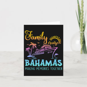 Tarjeta Familia Cruise Familia Matanza Grupo Pareja Crucer