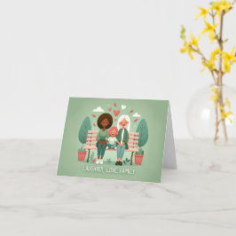 Tarjeta Familia de amor de risa