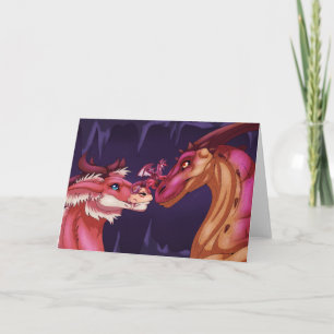 Tarjeta Familia de dragones