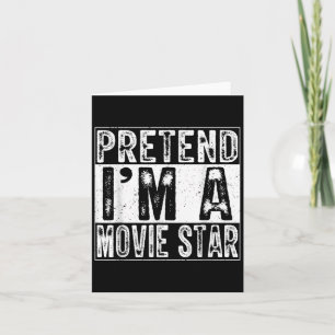 Tarjeta Familia de estrellas de cine disfraz de mujeres y