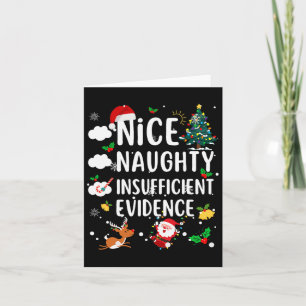 Tarjeta Familia de Navidades de pruebas poco probables
