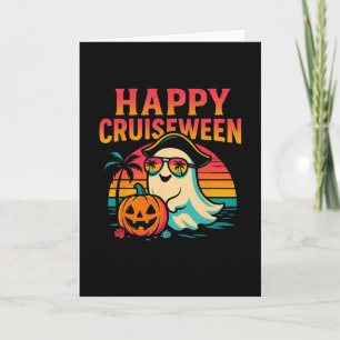 Tarjeta Familia del escuadrón de crucero de Halloween 2025