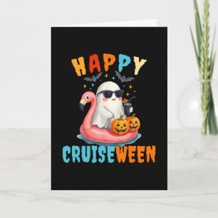Tarjeta Familia del escuadrón de crucero de Halloween 2025