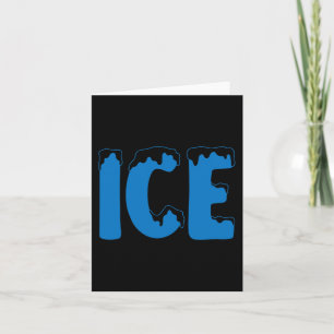 Tarjeta Familia divertida Halloween Disfraces Hielo y Ba