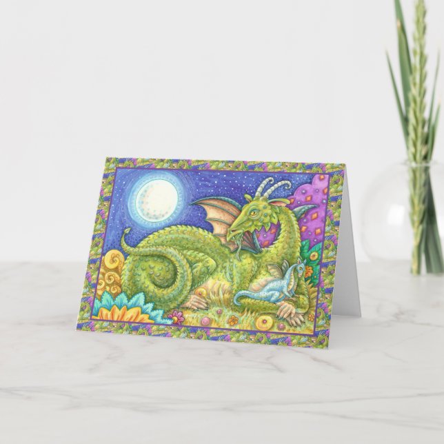 TARJETA FAMILIA DRAGON DE LA PRÓXIMA GENERACIÓN WHIMSY FAN (Anverso)