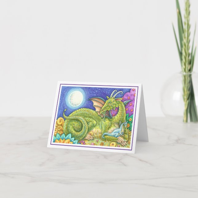 TARJETA FAMILIA DRAGON DE LA PRÓXIMA GENERACIÓN WHIMSY FAN (Anverso)