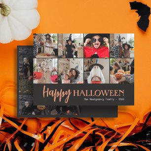 Tarjeta Familia Escritura Linda Feliz Halloween 12 Foto Ne