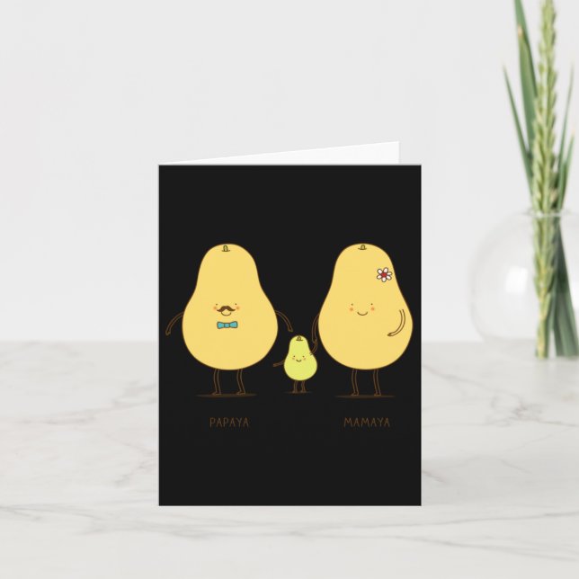 Tarjeta Familia Feliz (Anverso)
