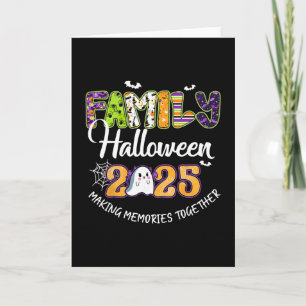 Tarjeta Familia Halloween 2025 Creando Recuerdos Juntos Cr