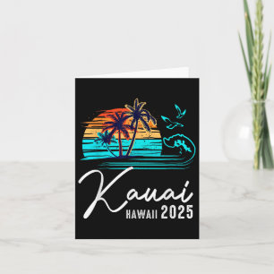 Tarjeta Familia Kauai Hawaii 2025