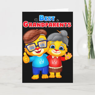 Tarjeta Familia Lucas _ Abuela y abuelo, los mejores abuel