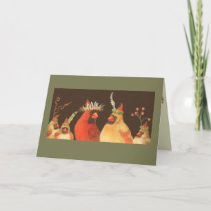 Tarjeta familiar cardinal