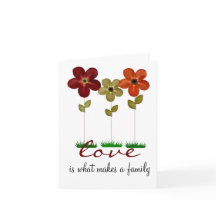 tarjeta familiar de adopción