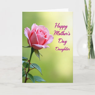 Tarjeta familiar de Flor de lunares rosados