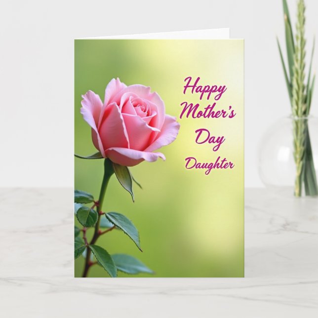 Tarjeta familiar de Flor de lunares rosados (Anverso)