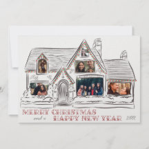 Tarjeta familiar de la casa de los Navidades de va
