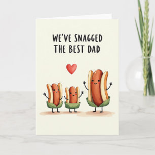 Tarjeta Familiar de Salchichas del Día del Padre D