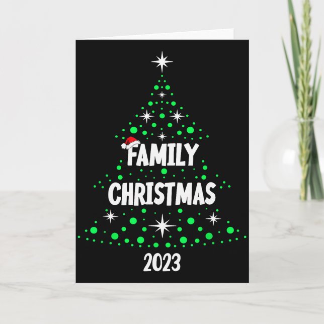 Tarjeta Family Christmas 2023 Christmas 2023  (Anverso)