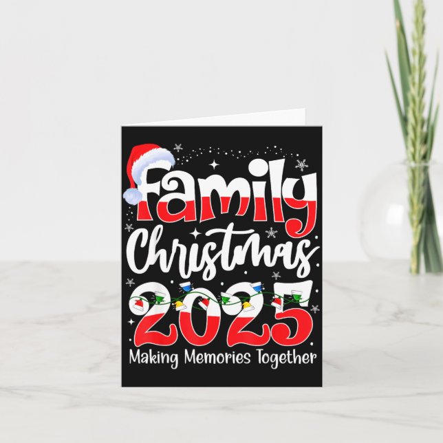 Tarjeta Family Christmas 2025 Matching Family Christmas 20 (Anverso)