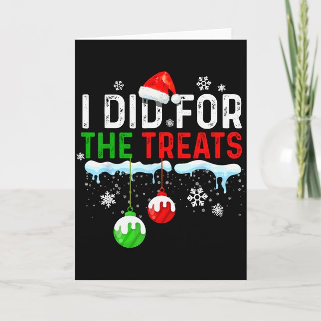 Tarjeta Family Christmas Pajamas Matching I Did For The Tr (Anverso)