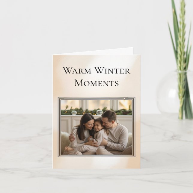 Tarjeta Family Photo Christmas Card (Anverso)