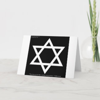 Tarjeta Famosa cita de sabiduría yiddish regalos de baraja