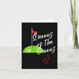 Tarjeta Famosas Damas Golf Verdes Las Reinas Aman El Golf