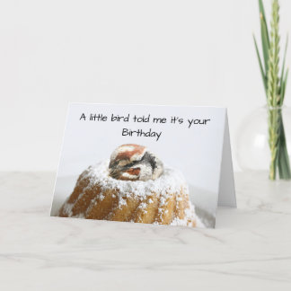 Tarjeta Famoso cumpleaños de pájaros