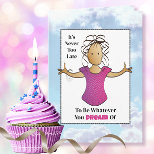 Tarjeta Famoso cumpleaños de una Personalizado de etnia sa