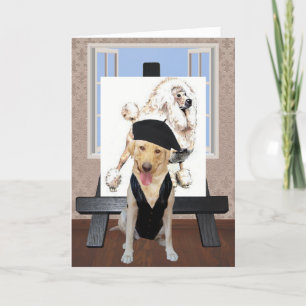 Tarjeta Famoso cumpleaños francés de personalizable con la