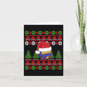 Tarjeta Famoso equipo de voleibol suéter Navidades suéter