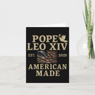 Tarjeta Famoso estadounidense Leo Xiv Est 2025