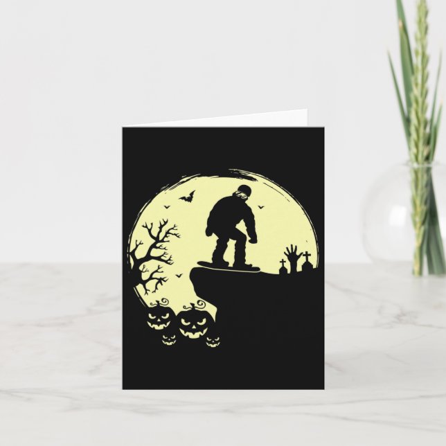 Tarjeta Famoso Fantasma De Toro Extranjero Halloween Esto  (Anverso)