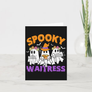 Tarjeta Famoso fantasma Halloween