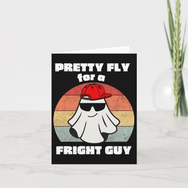 Tarjeta Famoso Halloween Cute Fantasma Divertido Halloween (Anverso)