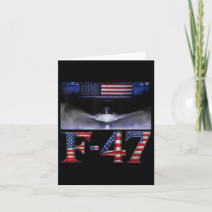 Tarjeta Famoso luchador F47 contra el avión Trump Shirt F-
