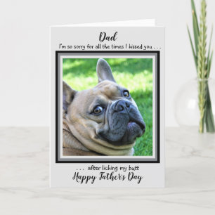 Tarjeta Famoso papá de perro - Feliz Día del Padre - Foto 
