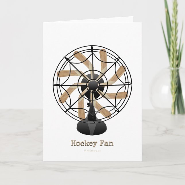 Tarjeta Fan de hockey (#1) (Anverso)
